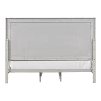 Furniture of America Klasiin Rustic White Wood Panel Bed