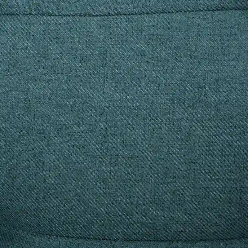 Fauteuil d'appoint à oreilles mi-century gris/vert sarcelle/blé, capitonné, une place