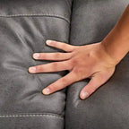 Yellow Brown & Gray Power Swivel Rocker Recliner Chair, 240° Swivel, Single Seat