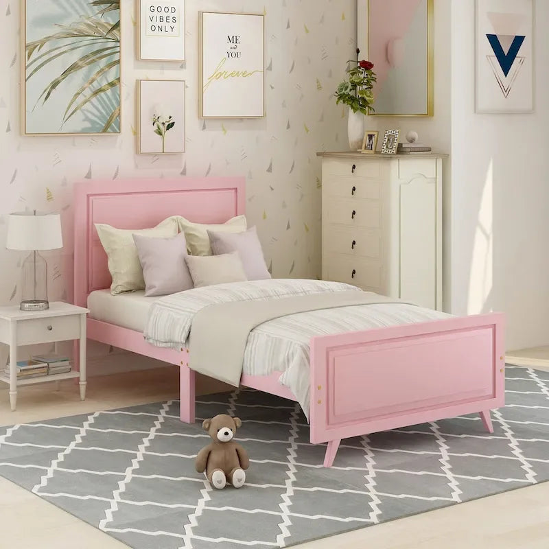 Wood Platform Bed