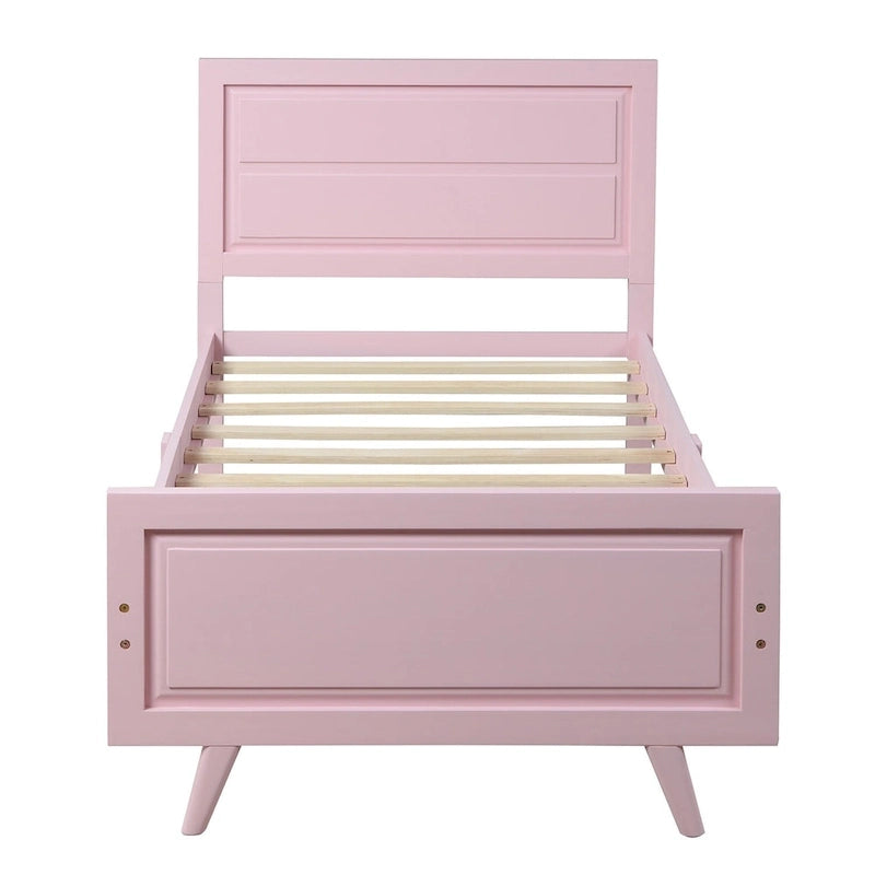 Lit plateforme en bois