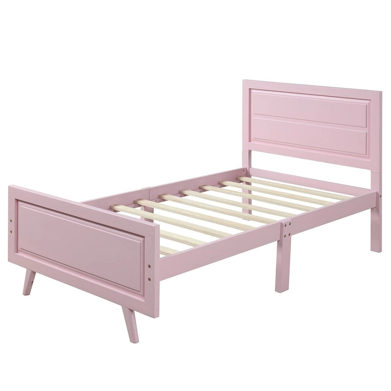 Lit plateforme en bois