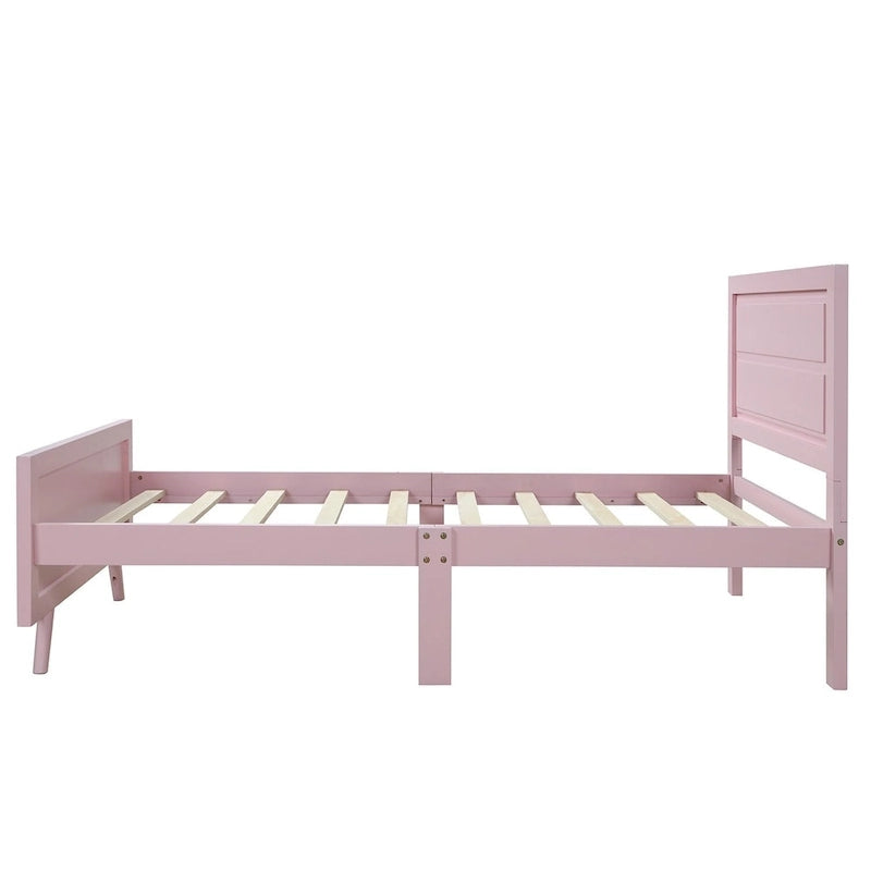 Lit plateforme en bois