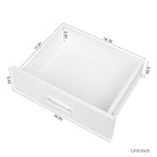 Meuble de rangement mural verrouillable pour salon de coiffure en bois - 15,98 x 40,47 x 32,01