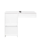 Meuble de rangement mural verrouillable pour salon de coiffure en bois - 15,98 x 40,47 x 32,01