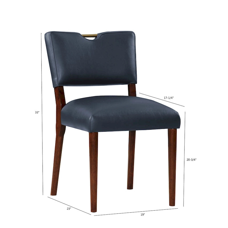 Velvet & Faux Leather 5-Piece Round Dining Set, Seats 4 – Walnut Finish