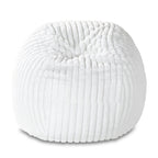 Faux Fur Large Bean Bag Chair with Removable Cover, 1–2 Adults