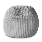 Faux Fur Large Bean Bag Chair with Removable Cover, 1–2 Adults