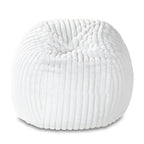 Faux Fur Large Bean Bag Chair with Removable Cover, 1–2 Adults