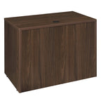Bureau à piédestal simple 42 po – Acajou / Cerisier / Gris cendré, 1 place