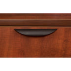 Bureau à piédestal simple 42 po – Acajou / Cerisier / Gris cendré, 1 place