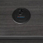 Bureau à piédestal simple 42 po – Acajou / Cerisier / Gris cendré, 1 place