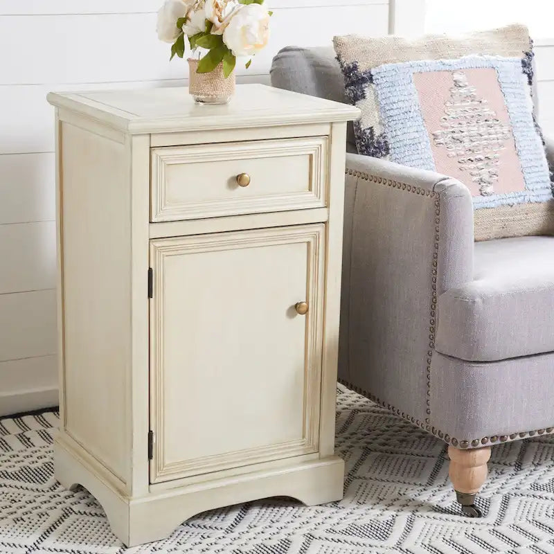 SAFAVIEH Nealie End Table - 17.9 x 15 x 30.1 - 18Wx15Dx30H
