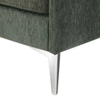 L-shaped Convertible Sectional Sofa, Chenille Sofa Couch with Reversible Chaise Lounge for Living Room, Apartment