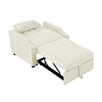 Fauteuil convertible en velours